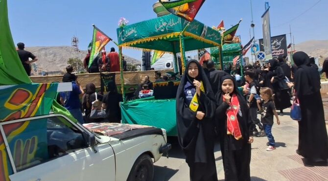 مراسم سوگواری عاشورا در تفت