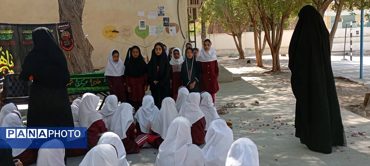 مراسم ایام فاطمیه و برپایی موکب در مدرسه مولوی