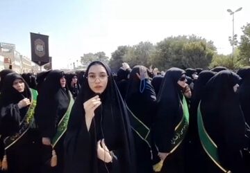 روایت خبرنگار پانا از دسته عزاداری سالروز شهادت امام رضا(ع) در قم