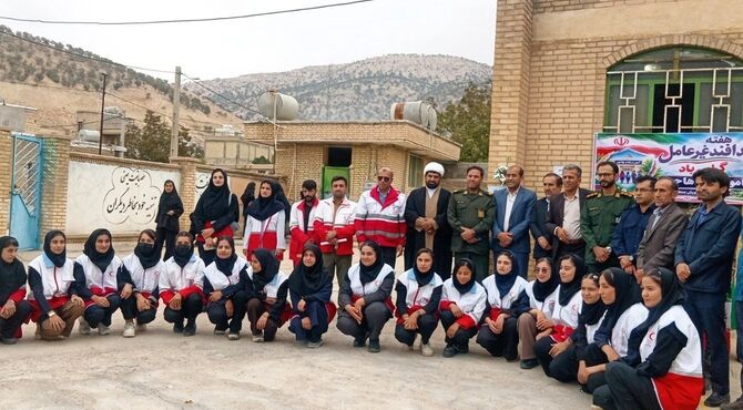 دبیرستان هاجر دیشموک، میزبان برنامه‌ای با محوریت پدافند غیرعامل