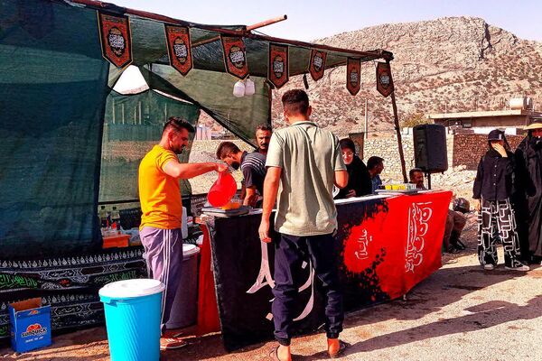 پذیرایی موکب‌ها از جاماندگان اربعین حسینی در شهرستان باشت
