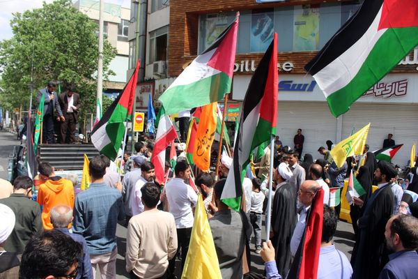 اعلام انزجار مردم قم از جنایات رژیم صهیونیستی در جمعه خشم