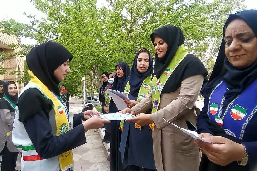 اردوی مهارتی تشکیلاتی پیشتازان دختر مقطع متوسطه اول ناحیه سه شیراز 