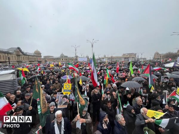 حماسه نوجوانان، جوانان و مردم در راهپیمایی روز قدس