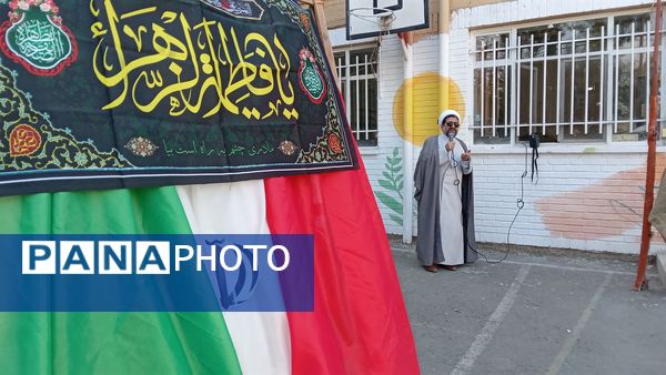 مراسم وداع با شهید گمنام در دبیرستان دانشور یک نیشابور