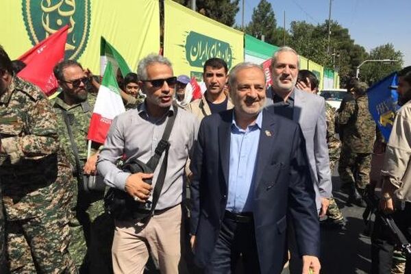 حضور وزیر آموزش‌وپرورش در اجتماع «مردم جان‌فدای ایران»