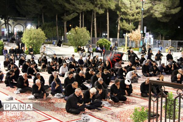 هفتمین شب از عزاداری ماه محرم در زیارتگاه شهید مدرس 