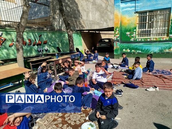 صبحانه سلامت در مدرسه مبین شهرستان شیروان