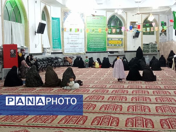 مراسم اعمال شب نیمه شعبان در مسجد جامع شهر کندر