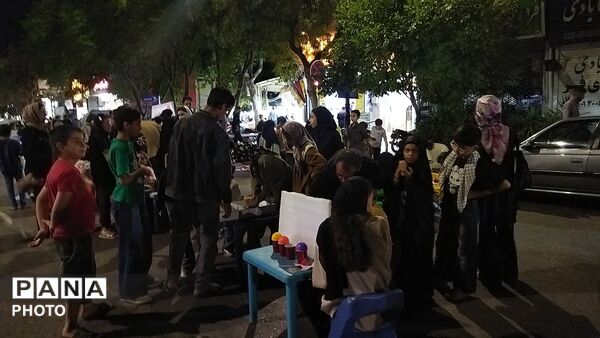 موکب هایی ویژه کودکان در اجتماعات مردمی حسینیه امام خمینی نیشابور 