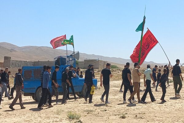 مراسم سوگواری سالار شهیدان حضرت اباعبدالله الحسین (ع) در روستای گزکوه 