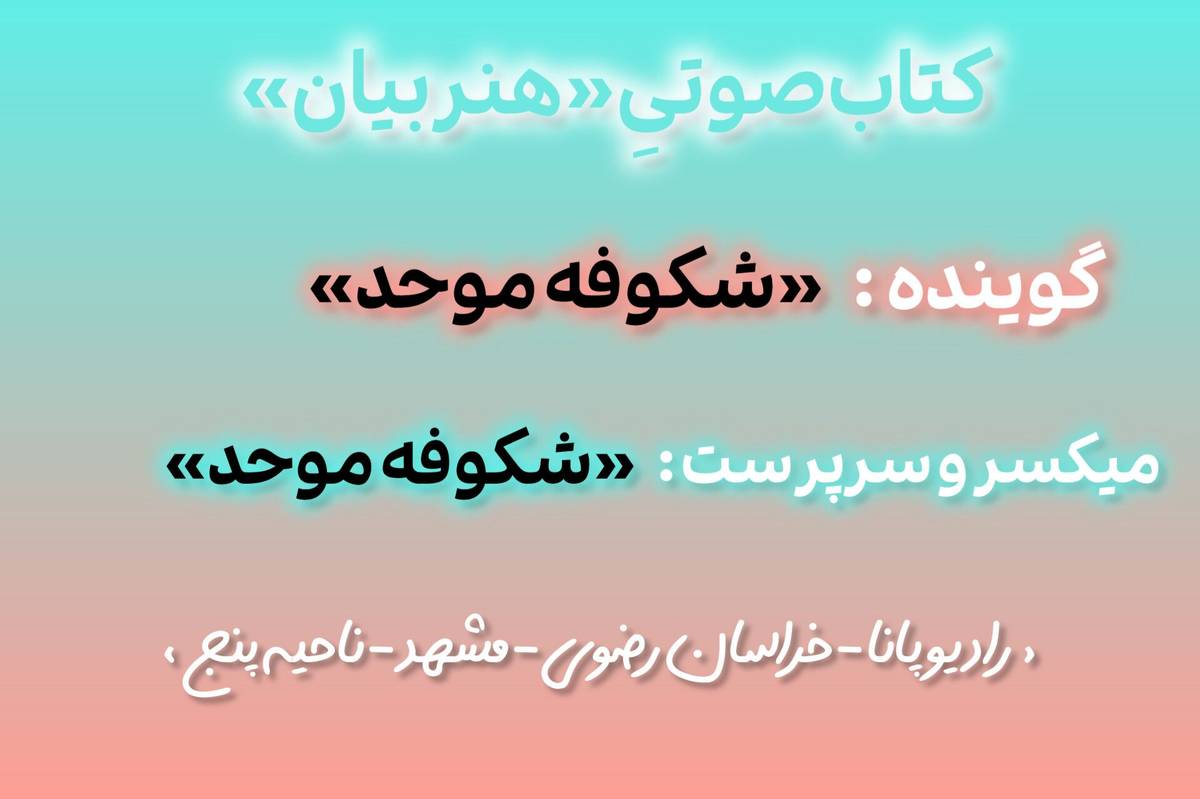 کتاب صوتی هنر بیان  (قسمت دوم)