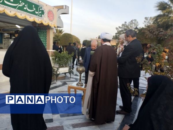 روزهای چراغ برات‌‌‌ در آرامگاه شهید مدرس کاشمر