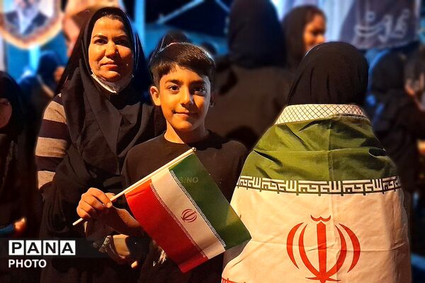 طوفان امید در خیابان‌های شهر باشت در سی دومین شامگاه عزاداری و مقاومت