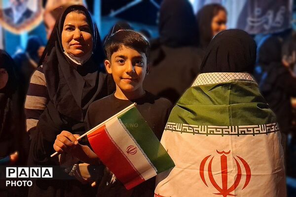 طوفان امید در خیابان‌های شهر باشت در سی دومین شامگاه عزاداری و مقاومت