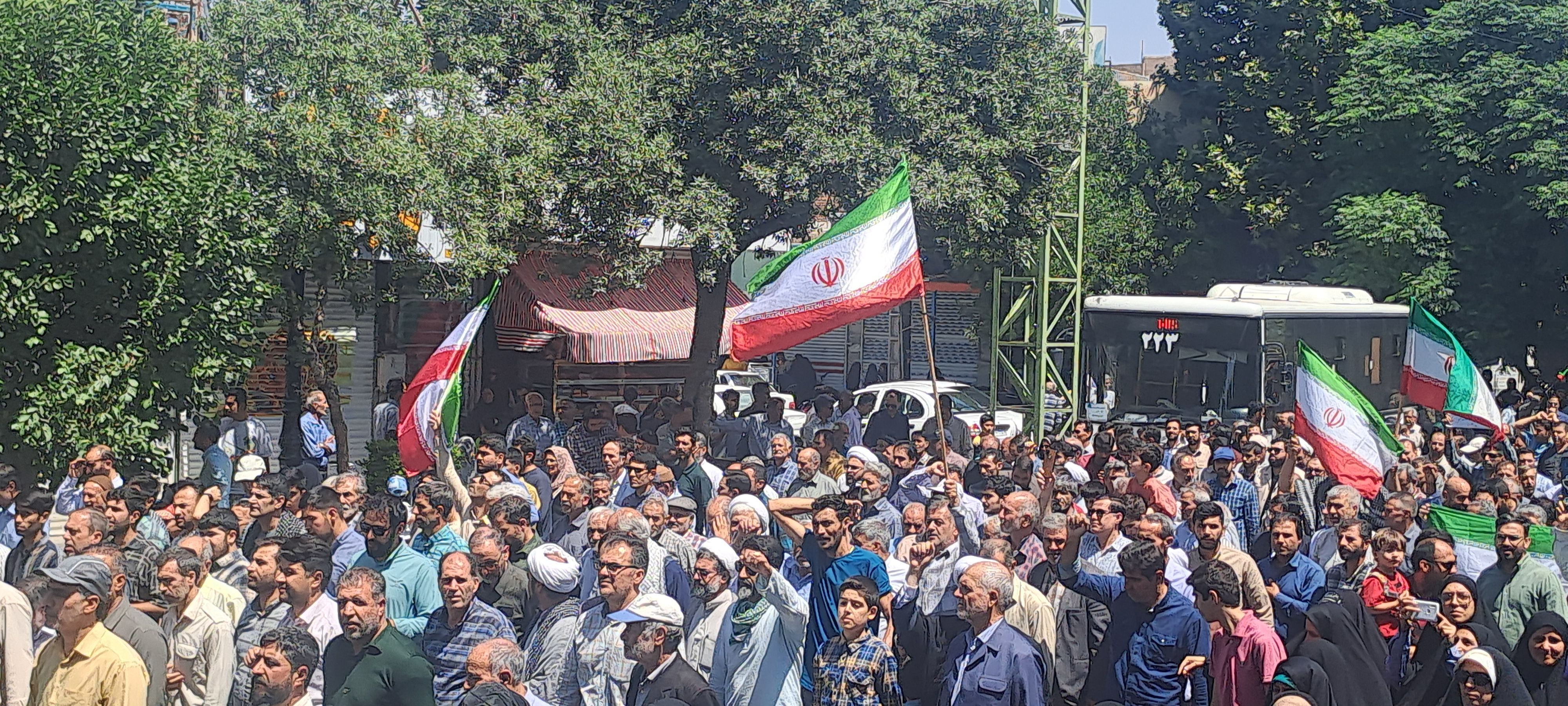 راهپیمایی جمعه خشم و نصر در نیشابور 