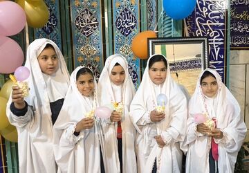 جشن تکلیف دختران آموزشگاه فجر کاهیدان 