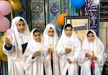جشن تکلیف دختران آموزشگاه فجر کاهیدان 