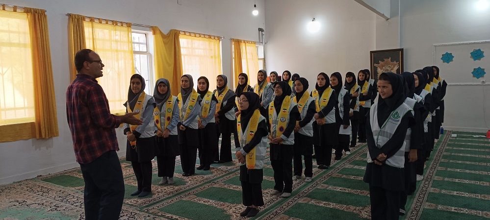 برگزاری اردوی شب مانی سازمان دانش‌آموزی استان البرز 