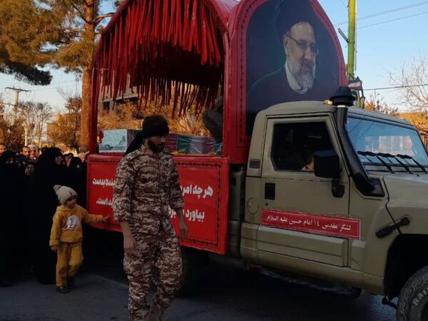 تشییع پیکر مطهر شهدای گمنام در سرار شهرستان برخوار