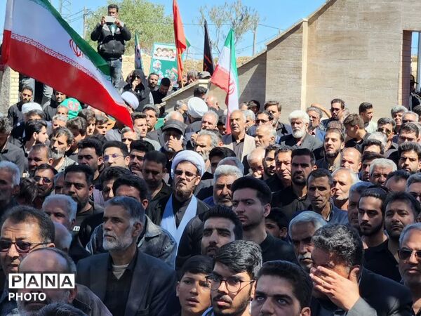 تشییع باشکوه  دومین شهید ابرکوه
