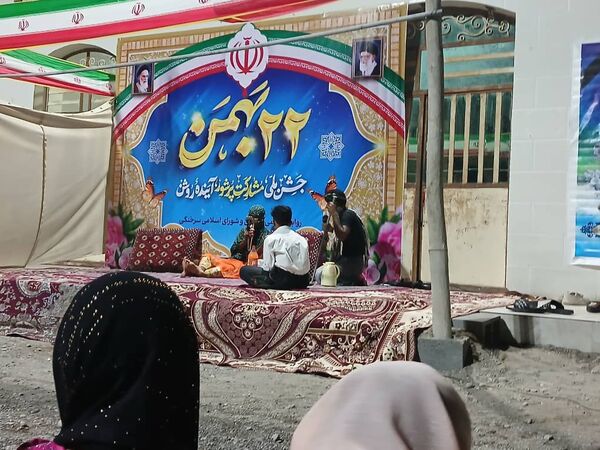 راهپیمایی ۲۲ بهمن در شهر شمیل بندرعباس