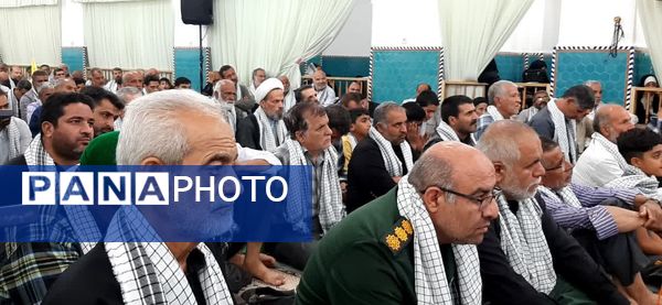 تجمع مردم اردکان در پی‌شهادت شهید سیدحسن نصرالله در پایگاه انقلاب اردکان مسجد کشکنو