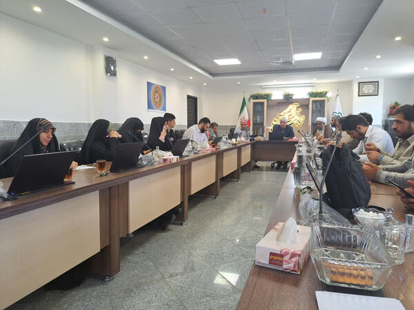نشست خبری جانشین ستاد مردمی غدیر پردیسان قم با اصحاب رسانه 