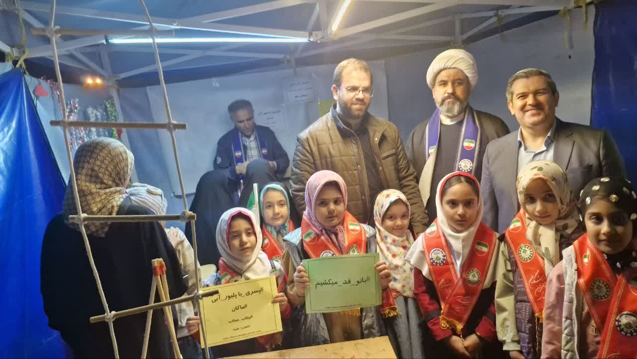 برپایی موکب پاتوق «نوجوان مبارز» در ساوجبلاغ 
