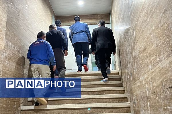 بازرسی مکان برگزاری رقابت‌های ورزش دانش‌آموزی در منطقه رودهن توسط مسئولان اداره‌کل شهرستان‌های تهران