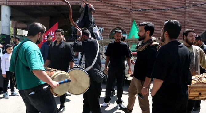ارادت شورانگیز نظرآبادی‌ها در سوگ شهادت امام  جعفر صادق‌(ع)