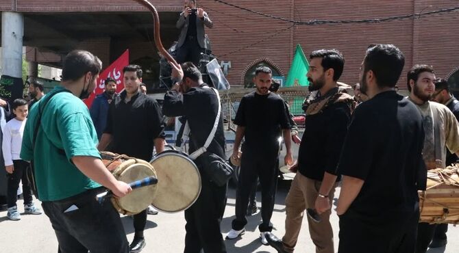 ارادت شورانگیز نظرآبادی‌ها در سوگ شهادت امام  جعفر صادق‌(ع)