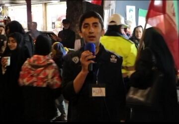 نمایی از موکب سازمان دانش آموزی شهر گرگان