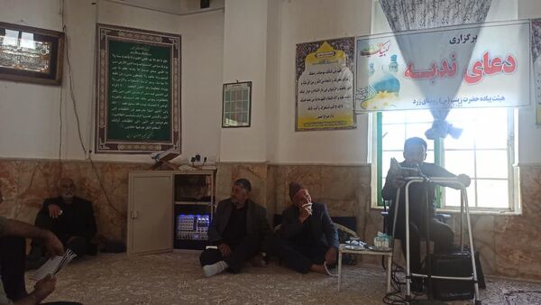 پیاده‌روی هیات روستای زرد تا امام زاده روستای کاستان