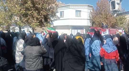  راهپیمایی سیزده آبان در شهرستان خلیل آباد