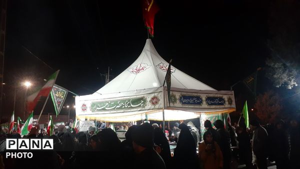  یازدهمین شب مراسم شهادت آیت الله سید علی خامنه‌ای در بلوار فضل 