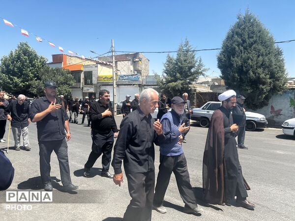 عزاداری پرشور ظهر عاشورا در شهرک ینگی امام