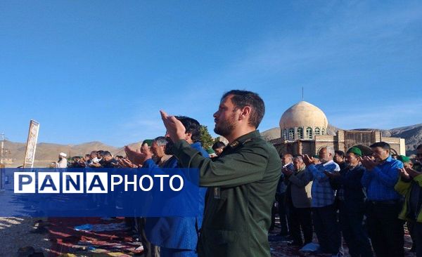  نماز عید سعید فطر در جوار شهدای شهر بار