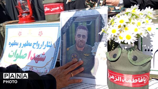 شهید عالی بر دوش هم استانی های خود تشیع شد 