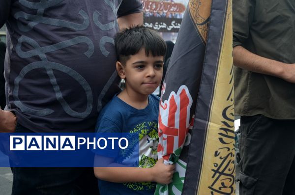 برپایی موکب عشاق الحسین سازمان دانش‌آموزی شهر تهران