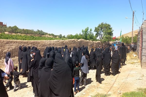 مراسم گرامیداشت تاسوعای حسینی در روستای گزکوه 