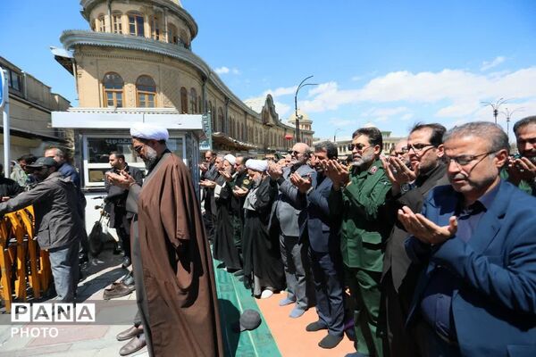 مراسم چهلمین روز شهادت قائد شهید حضرت آیت‌الله امام خامنه‌ای در همدان