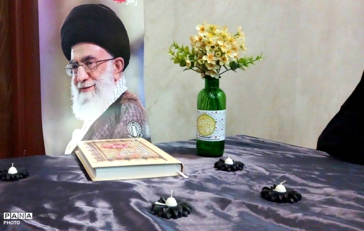 مراسم سوگواری قائد امت در مسجد امام هادی(ع) شهرک منظریه