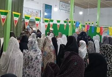 اعتکاف دانش‌آموزان در مسجد ابوالفضل شهر بخ 
