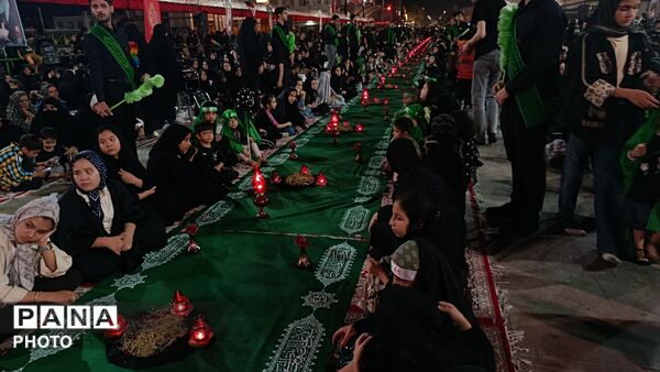 بزرگترین سفره توسل به حضرت رقیه(س) در قم
