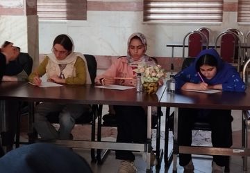 دختران البرز از اردوی فرهنگی و هنری در اردوگاه فاطمه الزهرا روایت می‌کنند 