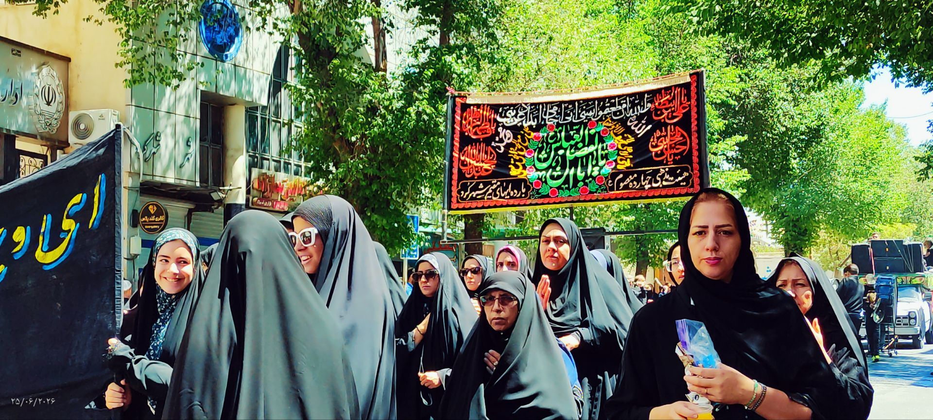 هیئت علی‌اصغر میزبان عاشقان اهل‌بیت در مراسم عزاداری 
