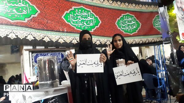 حضور پرشور پیشتازان سازمان دانش‌آموزی ابرکوه در تجمعات شبانه