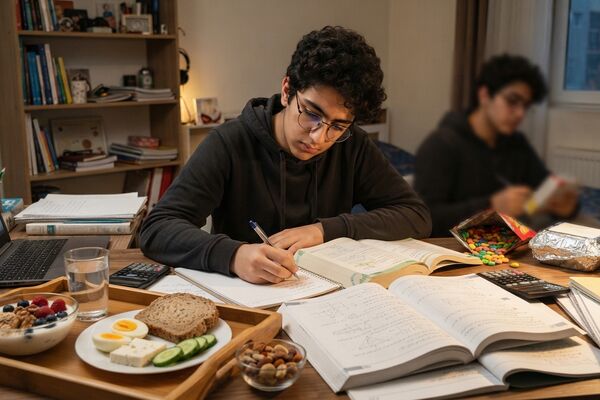 تغذیه مناسب در ایام امتحانات؛ راهکاری برای حفظ انرژی و افزایش تمرکز دانش‌آموزان