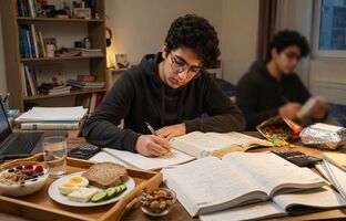 تغذیه مناسب در ایام امتحانات؛ راهکاری برای حفظ انرژی و افزایش تمرکز دانش‌آموزان